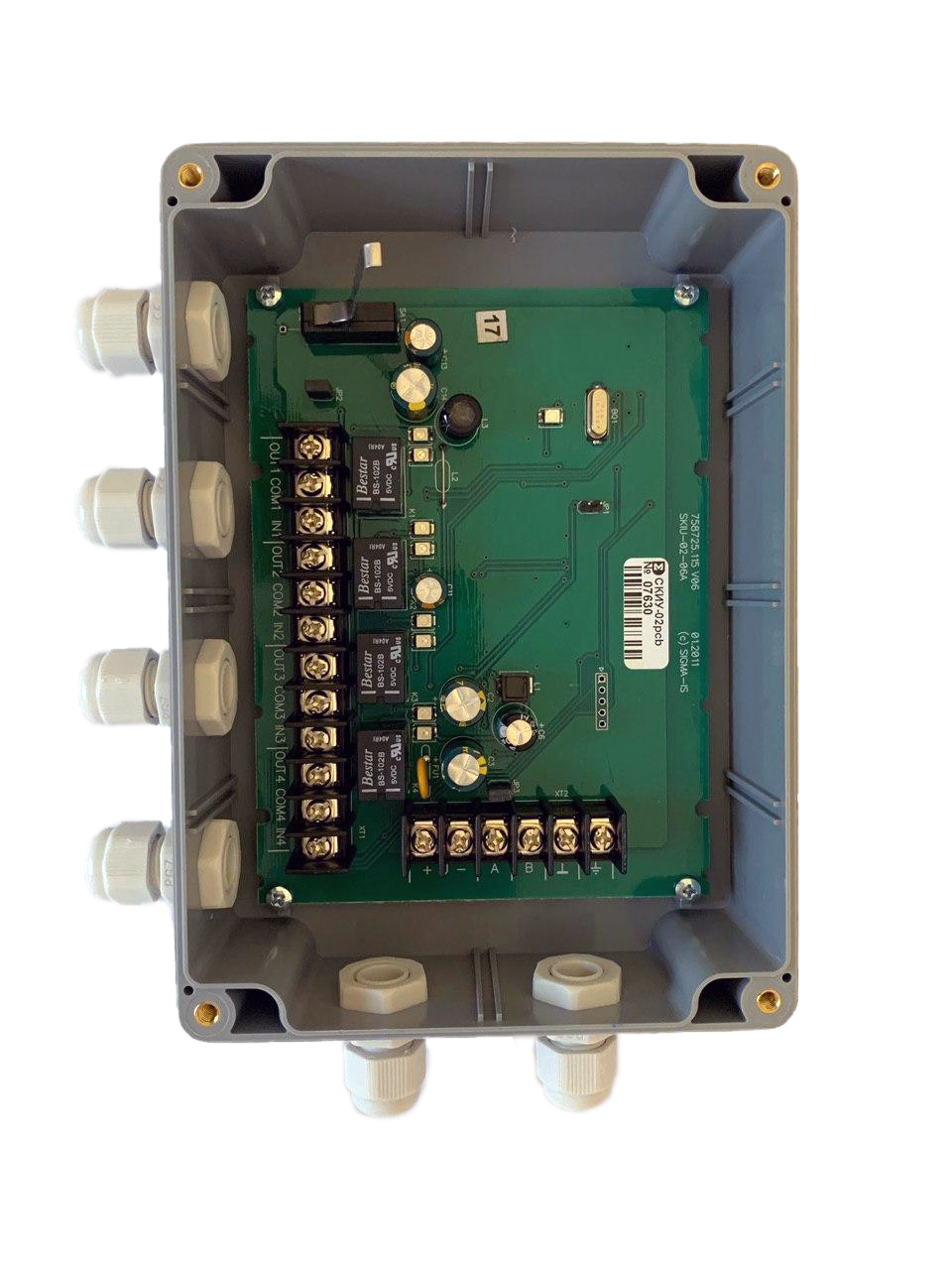 Сетевой Контроллер Исполнительных Устройств  СКИУ-02 IP65